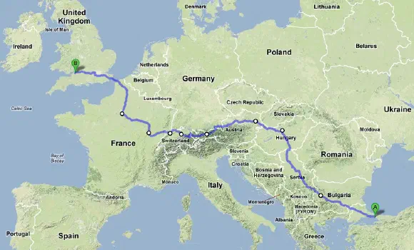 Istanbul to Bristol 1 - Planning