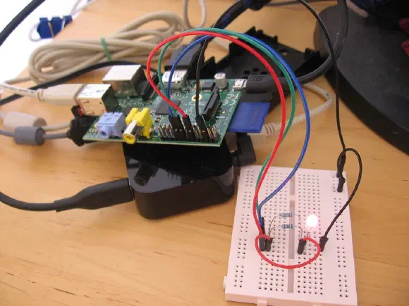 Controlling a RGB LED with a Raspberry Pi