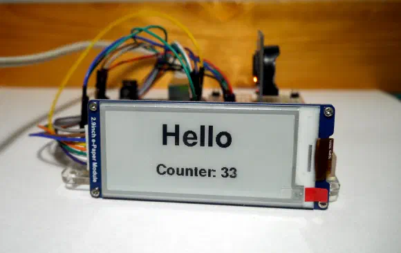 Arduino E-paper Screen